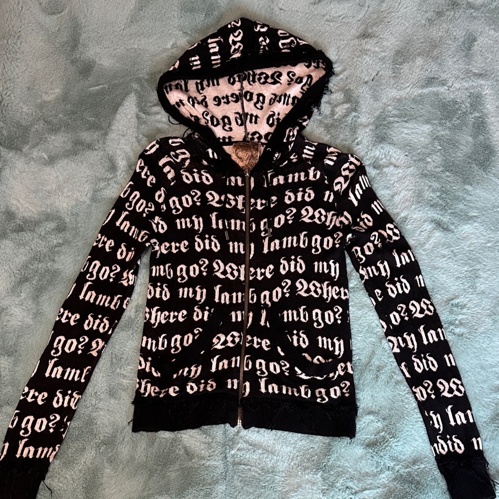 L.A.M.B. “WDMLG” Black & White Hoodie